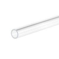 Uxcell 4 Pcs Clear Rigid Acrylic Pipe 6mm ID x 8mm OD x 305mm Round Tube