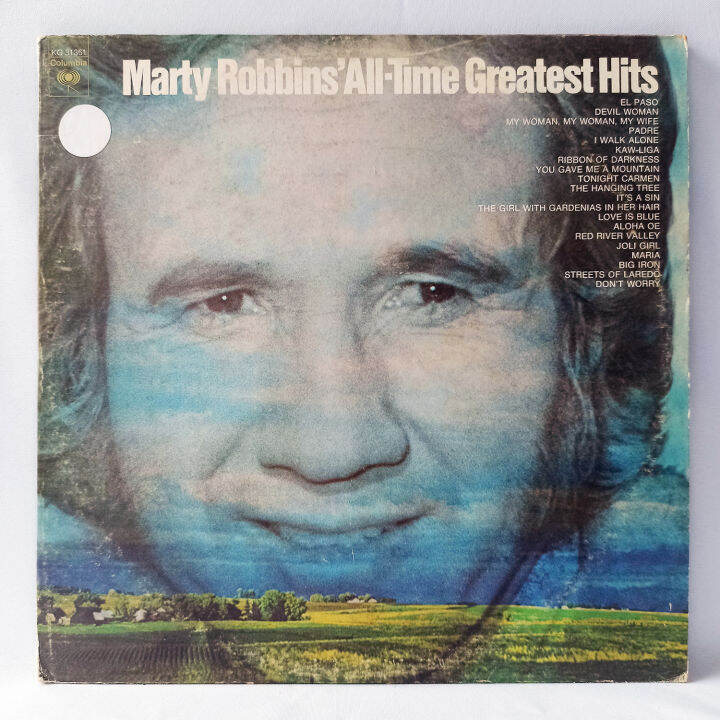 (2 LPs) Marty Robbins - Marty Robbins' All-Time Greatest Hits - Vinyl ...