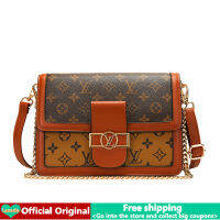 【】2021ใหม่ LV Classic Dauphie กระเป๋าสะพายสำหรับผู้หญิงขายแฟชั่นเกาหลี Cross Body กระเป๋าสะพายไหล่กระเป๋าถือเหมาะสำหรับช้อปปิ้งจัดเลี้ยง