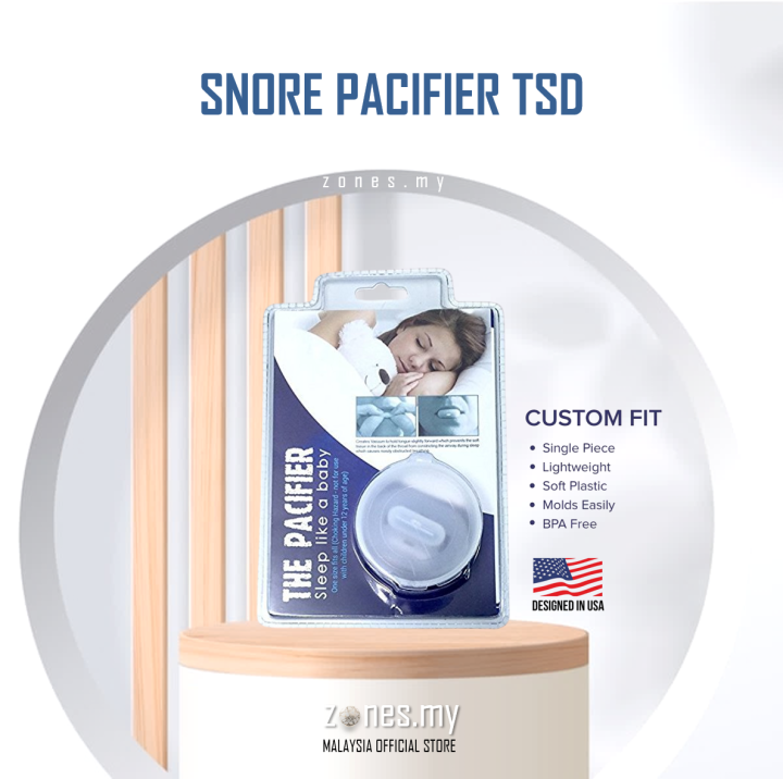 Snore Pacifier™ USA (with Travel Case) Anti Snoring TSD Tongue