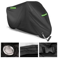 【LZ】 Motorcycle Cover Waterproof Dustproof UV Protective 210T Fabric Rain Covers for up to 96.5 Inch Motorbike All Season Universal