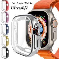 เคสหน้าจอ TPU ชุบ สําหรับ Apple Watch Series 8 Ultra 49 มม. Apple Watch Series 8 7 41 มม. 45 มม. 5211028﹍