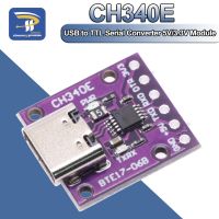 1PCS CH340E MSOP10 USB to TTL Serial Converter 5V/3.3V Alternative CH340G Module TYPE-C Interface For Arduino Pro Mini