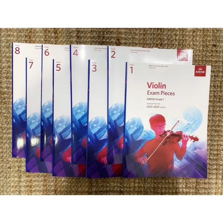 [sg Instock]abrsm 2020 2023 Syllabus Violin Exam Pieces Grade 1 2 3 4 5