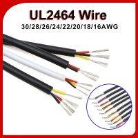 UL2464 Sheathed Wire Cable 28 26 24 22 20 18 16 AWG Copper Signal Cable 2 3 4 5 6 7 8 10 Core Soft Electronic Audio Wire 2/5/10M