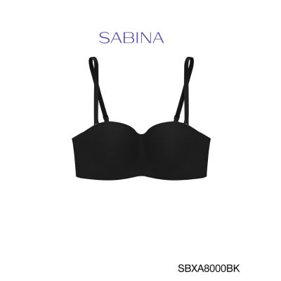 Sabina ซาบีน่า เสื้อชั้นใน มีโครง BODY BRA THE SERIES (เกาะอก) รุ่น Doomm Doomm รหัส SBXA8000BK สีดำ