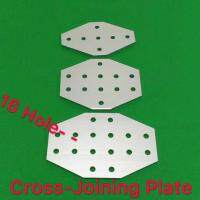 16 Hole Cross Type 2040 6060 8080 9090 Connection Plate Corner Bracket Joint Board Cross Joining Plate For Aluminium Profiles