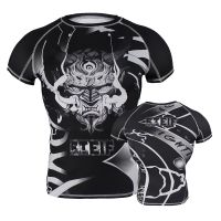 【CW】 FTRIF tiger muay thai T-shirt boxing jerseys tiger muay thai mma rashguard jiu jitsu sauna suit rashguard mma t shirt king