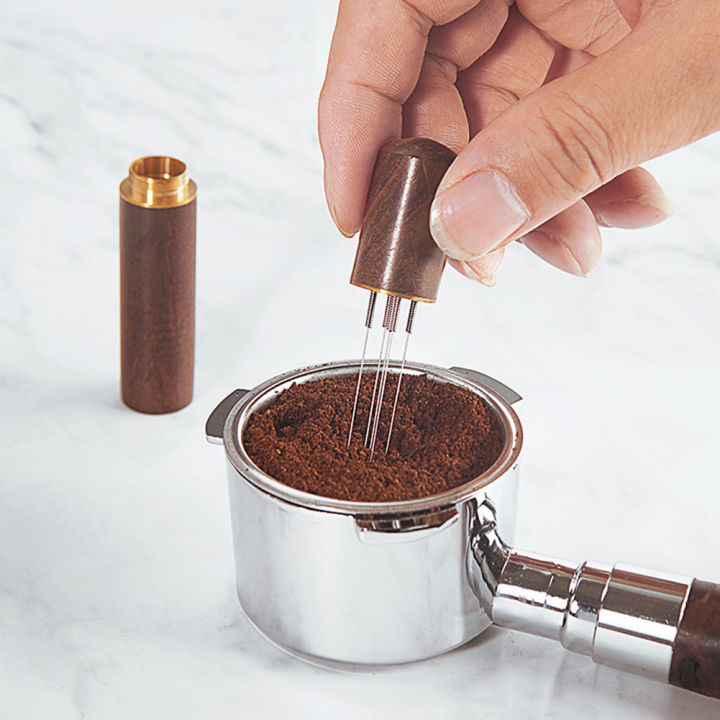 portable-espresso-coffee-stirrer-5-needles-เข็มเกลี่ยผงกาแฟ-สเตนเลสสตีล-เข็มใส่ผงผ้า-ที่ใส่ผงกาแฟ-เครื่องบดผงกาแฟ-สแตนเลสเข็มชนิดผงเสริมเครื่องมือ