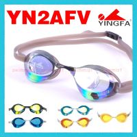 NEW! YINGFA YN2AFV PROFESSIONAL SWIMMING GOGGLES FOR COMPETITION TRAINING RACING ANTI-FOG UV PROTECTION BLACK BLUE ORANGE YELLOW