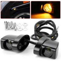 2pcs Motorcycle mini rear led turn signal lamp Fender Struts led turn signals Flasher indicator light intermitentes moto 12V