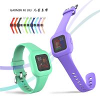 สายนาฬิกาข้อมือซิลิโคนสำหรับ Garmin Fit JR3 JR 3,สายนาฬิกาอัจฉริยะพร้อมเคสสายสำหรับเปลี่ยนนาฬิกาสำหรับเด็กอุปกรณ์เสริมเข็มขัด