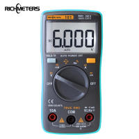 RM101 Digital Multimeter 6000 counts Backlight ACDC Ammeter Voltmeter Ohm Portable Voltage meter RICHMETERS 9111