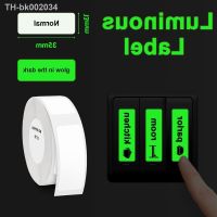 ☌❅◇ Niimbot D11 D110 Luminous Printing Label 13x35mm 90pcs Adhesive D11 White Transparent Label Sticker for NIIMBOT D11 Label Maker