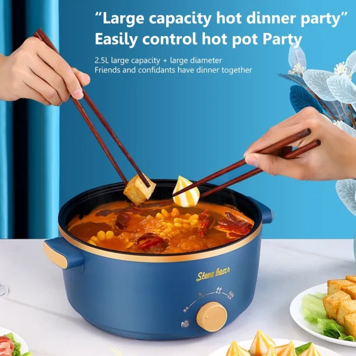 Hot Sale🔥 rice cooker sm 2.5L mini multi cooker ndard elric hot pot