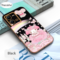 เคสโทรศัพท์กันกระแทกเข้ากันได้กับ Vivo Y73 4G V23 5G S12 5G V25 5G V25E คลุมทั้งหมด5G เคสตัวปกป้องกล้องถ่ายรูปกันกระแทกด้านหลังลายการ์ตูน