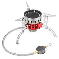 Outdoor Infrared Camping Stove Ultralight Portable Furnace Collapsible Windproof Gas Stove Mini Burner for Cookout Picnic Hiking