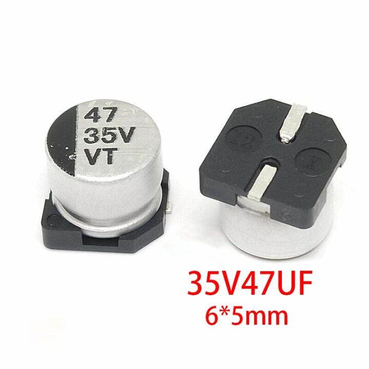 ตัวเก็บประจุชนิดอลูมิเนียมอิเล็กโต100-10ชิ้น-smd-10v-16v-25v-35v-47uf-50v-220uf-470uf-1000uf-10uf-22uf-330uf-2200uf-150uf-uf