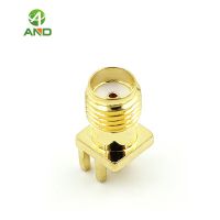 【❂Hot On Sale❂】 baoqingli0370336 ตัวเชื่อมต่อ Sma พร้อมปลั๊กเสียบเหมาะสำหรับตัวยึด Pcb 10ชิ้น