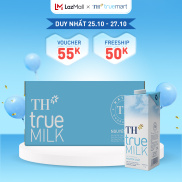 Thùng 12 hộp sữa tươi tiệt trùng nguyên chất TH True Milk 1L 1L x 12