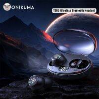 ONIKUMA T305 TWS Wireless Earbuds Headphones HiFi Stereo Earphones LED Display with Mic Gaming Headset Touch Control