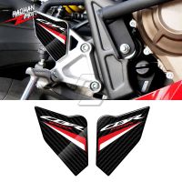 Untuk Honda CBR650R 2019-2022 3D Pelindung Bantalan Tangki Samping Stiker Pelindung Tiga Tampilan Karbon