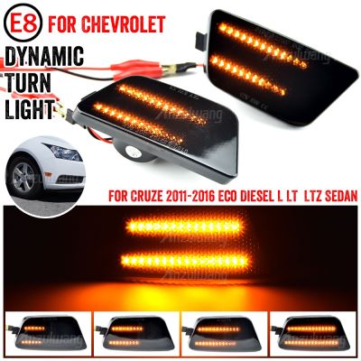 Dynamic Blinker LED Turn Signal Side Marker Light For Chevrolet Cruze Limited Diesel Eco L LS LT LTZ Scroll Flasher Lamp 2011 16