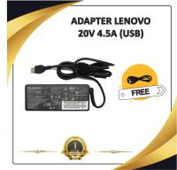 ADAPTER NOTEBOOK LENOVO 20V 4.5A (USB) / อะแดปเตอร์เลอโนโว + แถมสายไฟ