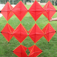 【cw】Professional 160cm Power Single Ten Diamonds Kite Red Diamonds Kites For Children With Flying Tools Beach kite flying 【hot】