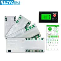 Heltec 200A สเก็ตบอร์ด BMS อัจฉริยะ4S LiFePo4 12V 24V 48V 50A 100A Li-Ion LTO 3S 4S 8S 10S 12S 13S 16S 24S สมดุล APP LCD RS485สเก็ตบอร์ดกลางแจ้งสันทนาการ