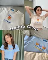 Homie Crop - เสื้อครอปดีเทลงานปัก