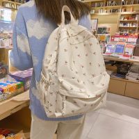 hot style Zhao Lusi Sangzhis same cute little flower backpack style new versatile middle school student campus bag girl