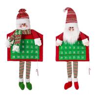 Advent Calendar For Girls Knitted Santa Countdown Calendar Ornament For Christmas Party Christmas Decor For Room Fireplace Window Christmas Tree And Holiday Party relaxing