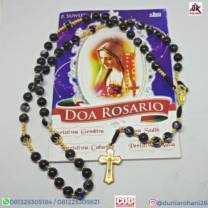 Promo: Paket Doa Rosario/Paket Buku Doa Rosario Dan Kalung Rosario ...