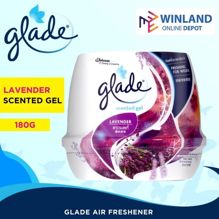 Glade Original Air Freshener Scented Gel Lavender 180g Winland