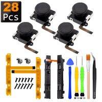 28 in 1 NS Joycon Joystick Replacement Repair Kit Left &amp; Right Slider Metal Buckles For Nintendo Switch Lite/Oled Accessories Controllers