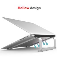 Aluminum Laptop Stand Portable Notebook Tablet Support Non-slip Holder For Macbook Pro Computer Stand Riser Cooling Bracket Laptop Stands