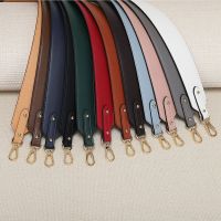 【CC】●◕❄  4cm Wide leather Handbag Handles Shoulder Purse Belts Gold silver Buckle