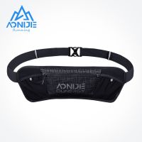 AONIJIE เข็มขัดสำหรับวิ่งกระเป๋าคาดเอวกีฬาน้ำหนักเบา W8110กระเป๋าคาดเอวสำหรับรอบเอว58-130ซม. ที่วางกระป๋อง170มล. ขวดน้ำ