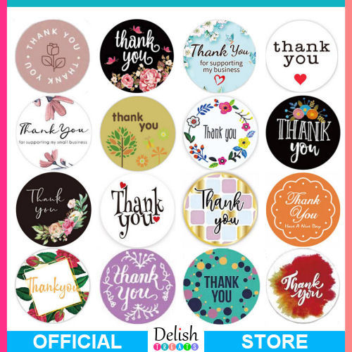 Thank You Sticker 500pcs (1 roll) DTPH1121 | Lazada PH