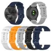 【CW】 Skin friendly Silicone Adjustable Watchband Replacement Wrist Strap Belt Smart Watch Accessories for Garmin Vivomove 3/Move Luxe