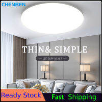 CHENBEN ไฟเพดาน Led 15W/20W/30W/50W โคมไฟเพดาน Ultra-Thin แผงแสงพื้นผิวสำหรับห้องนั่งเล่น/ห้อง /Home/ ห้องครัว