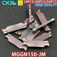 MGGN150-JM MGGN 150 JM 1.5มม. คาร์ไบด์แทรก Fine บดตัดเซาะร่องแทรกเครื่องมือ CNC เครื่องกลึงโลหะเครื่องมือสำหรับสแตนเลส