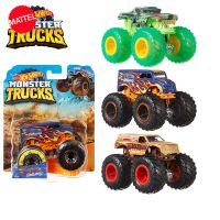 Original Hot Wheels Car Monster Truck 1/64 Giant Wheels Muscle Jeep Big Feet Voiture Model Toys for Boys Children Birthday Gift Die-Cast Vehicles