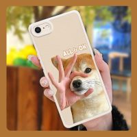 leather protective Phone Case For iphone 7/8/iphone SE 2020/SE2 Silica gel Cartoon Anti-knock texture advanced couple