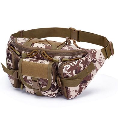 ‘；’ Outdoor Waterproof Tactical Bag Waist Fanny Pack Camping Military Army Bag Pouch