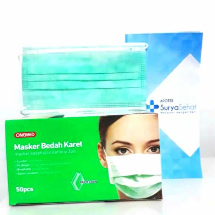 Masker Medis Onemed Earloop Ply Buah Lazada Indonesia