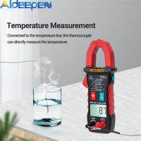 【 Stock】Original Aideepen ST-206อัจฉริยะความแม่นยำสูง Clamp Multimeter อัตโนมัติ AC/DC Clamp Meter ไม่มี Ba-Ttery