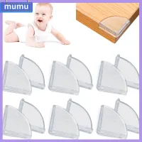 MUMU 8Pcs ที่รัก โต๊ะ ความปลอดภัยของเด็ก การป้องกันขอบ ตัวป้องกันมุมโต๊ะ แถบป้องกันการชนกัน ยามเข้ามุม