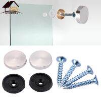 Myhomera 4 Sets Mirror Fasteners Decorative Nail Advertising Glass Screw Cap Cover Stainless Steel Billboard Fixing Dia.11-21mm